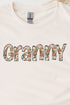 Floral Boho Granny Short Sleeve Relaxed Fit T-Shirt
