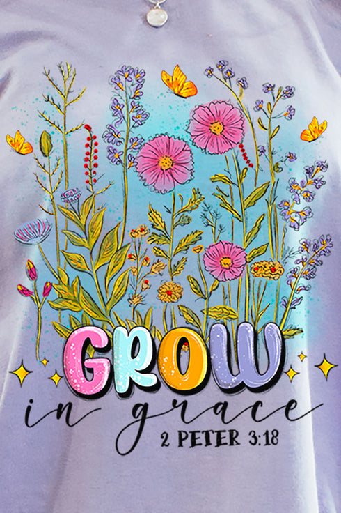 Grow In Grace Short Sleeve Relaxed Fit T-Shirt