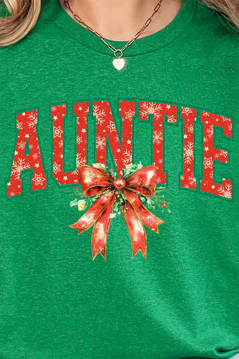 Holly Jolly Auntie Short Sleeve Relaxed Fit T-Shirt