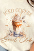 Iced Coffee Social Club Short Sleeve Relaxed Fit T-Shirt