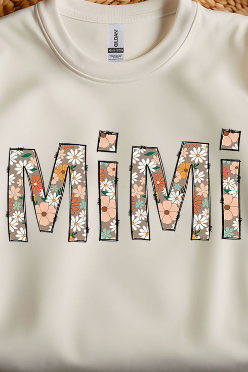 Floral Boho MiMi Short Sleeve Relaxed Fit T-Shirt
