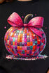 Multi-Color Disco Pumpkin Short Sleeve Relaxed Fit T-Shirt