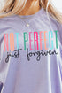 Not Perfect Just Forgiven Short Sleeve Relaxed Fit T-Shirt