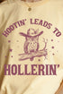 Owl Hootin' Leads To Hollerin' Short Sleeve Relaxed Fit T-Shirt