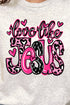 Pink Love Like Jesus Short Sleeve Relaxed Fit T-Shirt