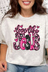 Pink Love Like Jesus Short Sleeve Relaxed Fit T-Shirt