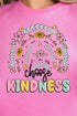 Rainbow Choose Kindness Short Sleeve Relaxed Fit T-Shirt