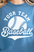 Retro Baseball Your Team Short Sleeve Relaxed Fit T-Shirt