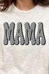 Retro Checkered Mama Short Sleeve Relaxed Fit T-Shirt