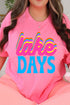 Retro Lake Days Short Sleeve Relaxed Fit T-Shirt