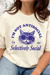 Selectively Social Short Sleeve Relaxed Fit T-Shirt