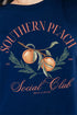 Southern Peach Social Club Short Sleeve Relaxed Fit T-Shirt