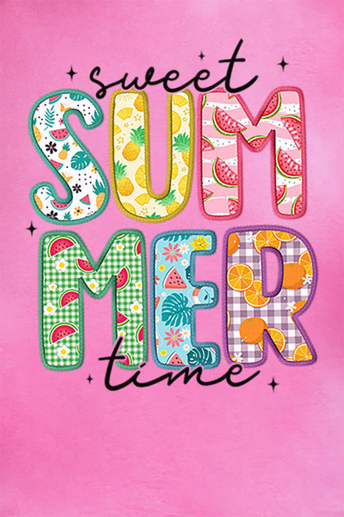 Sweet Summertime Short Sleeve Relaxed Fit T-Shirt