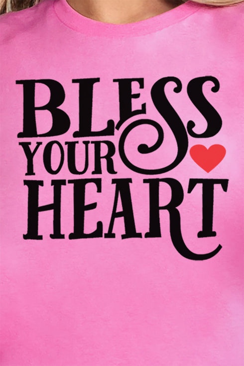 Swirl Bless Your Heart Short Sleeve Relaxed Fit T-Shirt