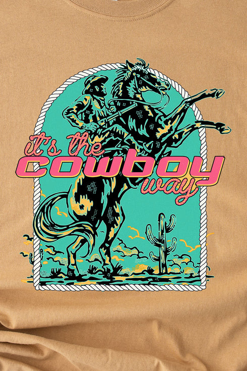 The Cowboy Way Short Sleeve Relaxed Fit T-Shirt