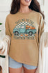 Turquoise Pumpkin Patch Truck Short Sleeve Relaxed Fit T-Shirt