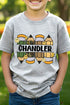 Youth Personalized Camo Pencil Pack Short Sleeve Relaxed Fit T-Shirt *Enter Kid's Name