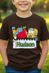 Youth Personalized Back-to-School Name Tag Boy Short Sleeve Relaxed Fit T-Shirt *Enter Kid's Name