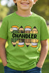 Youth Personalized Camo Pencil Pack Short Sleeve Relaxed Fit T-Shirt *Enter Kid's Name