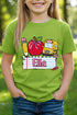 Youth Personalized Back-to-School Name Tag Girl Short Sleeve Relaxed Fit T-Shirt *Enter Kid's Name