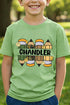Youth Personalized Camo Pencil Pack Short Sleeve Relaxed Fit T-Shirt *Enter Kid's Name