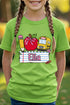 Youth Personalized Back-to-School Name Tag Girl Short Sleeve Relaxed Fit T-Shirt *Enter Kid's Name