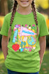 Youth Personalized School Day Sketches Short Sleeve Relaxed Fit T-Shirt *Enter Kid's Name
