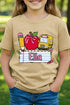Youth Personalized Back-to-School Name Tag Girl Short Sleeve Relaxed Fit T-Shirt *Enter Kid's Name