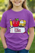 Youth Personalized Back-to-School Name Tag Girl Short Sleeve Relaxed Fit T-Shirt *Enter Kid's Name