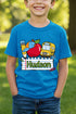 Youth Personalized Back-to-School Name Tag Boy Short Sleeve Relaxed Fit T-Shirt *Enter Kid's Name