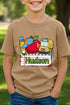 Youth Personalized Back-to-School Name Tag Boy Short Sleeve Relaxed Fit T-Shirt *Enter Kid's Name