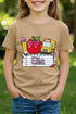 Youth Personalized Back-to-School Name Tag Girl Short Sleeve Relaxed Fit T-Shirt *Enter Kid's Name