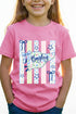 Personalized Floral Pennant Banner T-Shirt -- Available in Adult & Youth Sizes