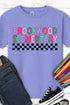 Youth Brookwood Elementary Checkered School Short Sleeve Relaxed Fit T-Shirt