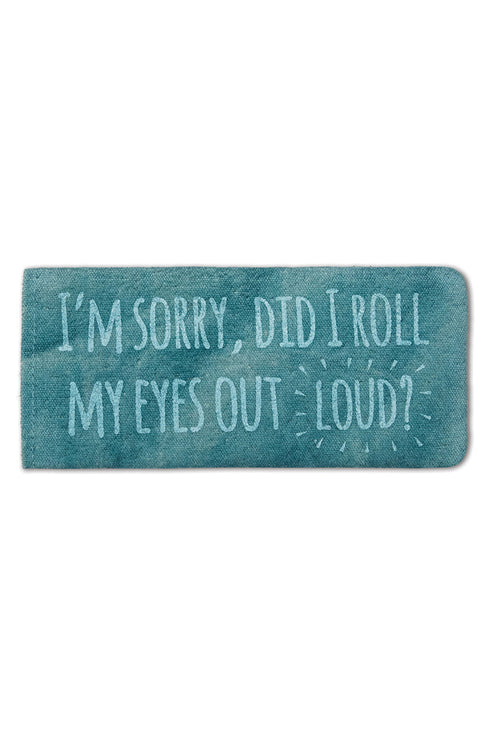 Roll My Eyes Eyeglass Case