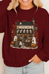 Brew & Boo Coffee Shop Heavy Cotton Long Sleeve Adult T-Shirt