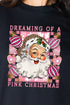 Dreaming Of A Pink Christmas Heavy Cotton Long Sleeve Adult T-Shirt