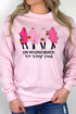Ghouls Wednesday Wear Pink Heavy Cotton Long Sleeve Adult T-Shirt