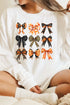 Halloween Coquette Bows Heavy Cotton Long Sleeve Adult T-Shirt