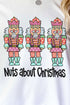 Nuts About Christmas Heavy Cotton Long Sleeve Adult T-Shirt