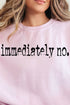 Immediately No Unisex NuBlend Crew Sweatshirt