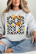 Checkered Gobble Coquette Unisex NuBlend Crew Sweatshirt