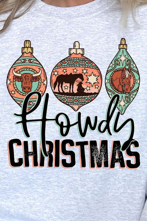 Howdy Horse Christmas Unisex NuBlend Crew Sweatshirt