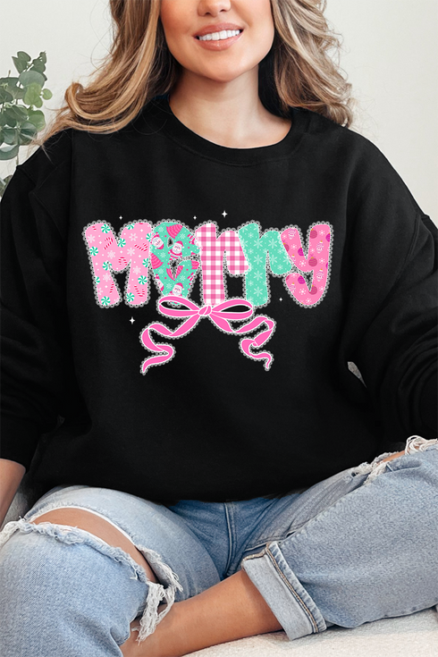Merry In Lace Unisex NuBlend Crew Sweatshirt