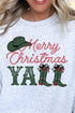 Boots Merry Christmas Y'all Unisex NuBlend Crew Sweatshirt