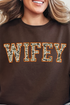 Orange Wifey Camo Unisex NuBlend Crew Sweatshirt