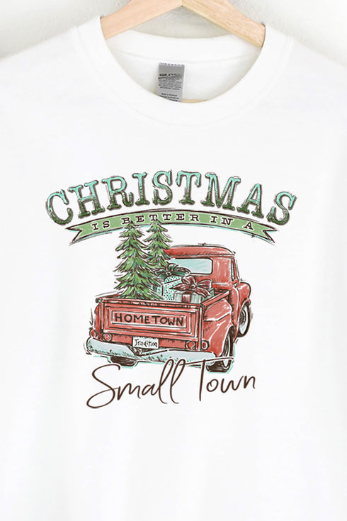Christmas Better In A Small Town Unisex NuBlend Crew Sweatshirt