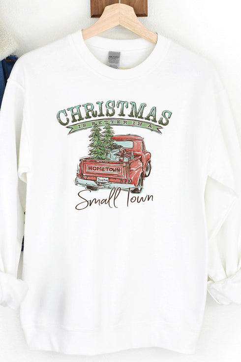 Christmas Better In A Small Town Unisex NuBlend Crew Sweatshirt