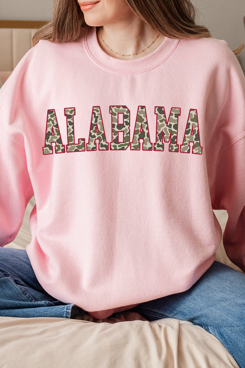 Crimson Alabama Camo Unisex NuBlend Crew Sweatshirt