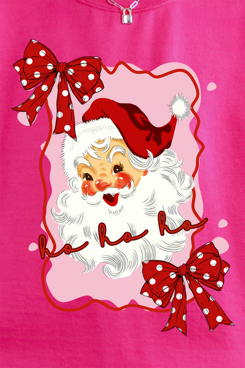 Preppy Santa Coquette Unisex NuBlend Crew Sweatshirt